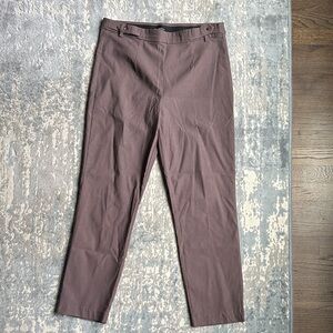 Violets & Roses Soft Stretch Pants | Size 12 | Mauve Taupe / Cocoa Plum